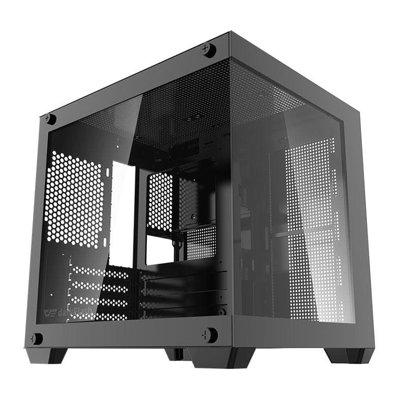 Gabinete Gamer Aigo Darkflash Durin D275M, Mid-Tower, Lateral de Vidro, Preto, DURIN-D275M-BK