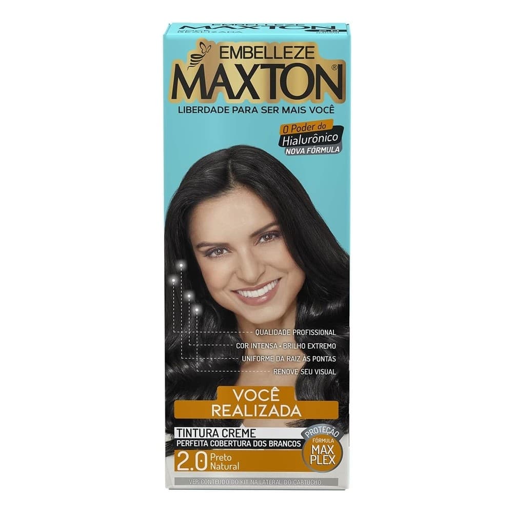 Tinta Maxton Preto Natural 2.0