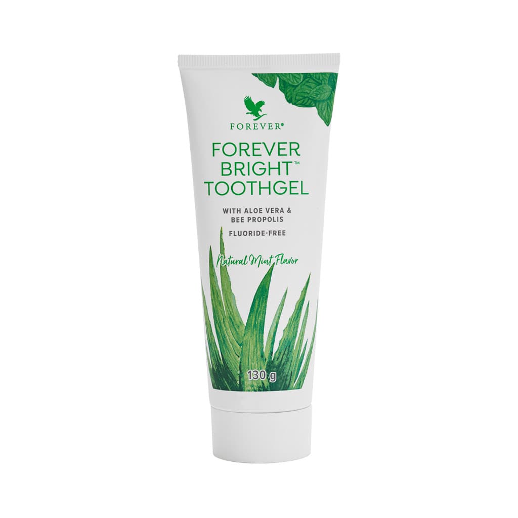 Creme Dental Aloe vera Forever Sem Flúor Bright Toothgel