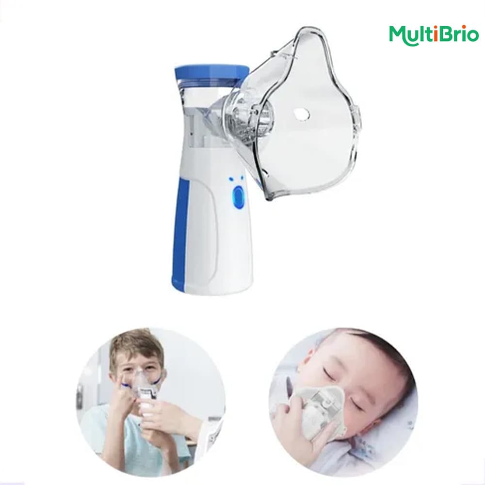 AIQUE Inalador Portátil Ultrassônico - Mini Nebulizador Silencioso com Bateria Longa Duração