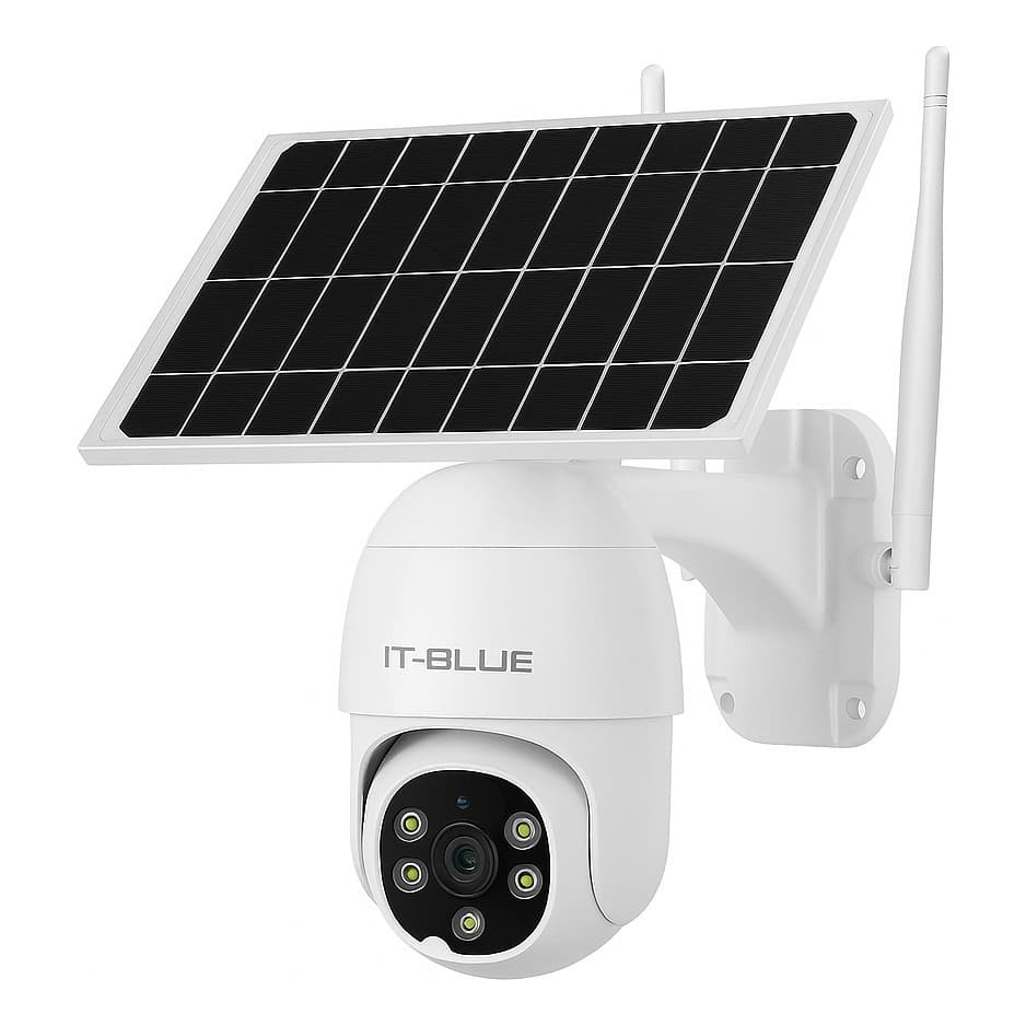 Câmera Solar Wi-fi Ip 3mp Com Painel Solar, Giro 360° E App ICSEE