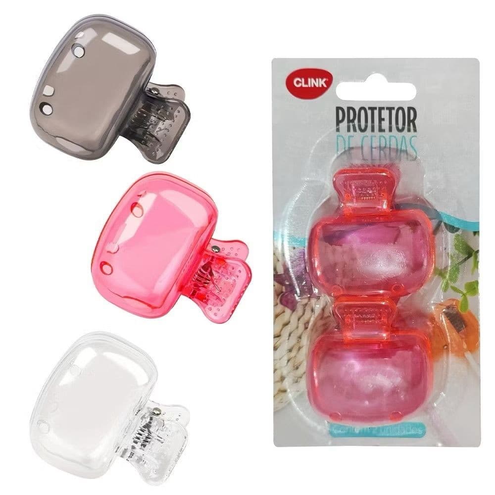 Capas Protetores Para Escova De Dente Clips Universais Portátil Para Bolsa Viagem Kit com 2