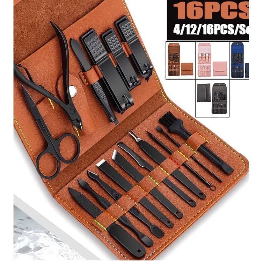 KIT 16 Pçs/Set Professional Aço Inoxidável Cutícula Nippers Cortador De Unhas Da Arte Do Prego Ferramentas  To-YOUYI