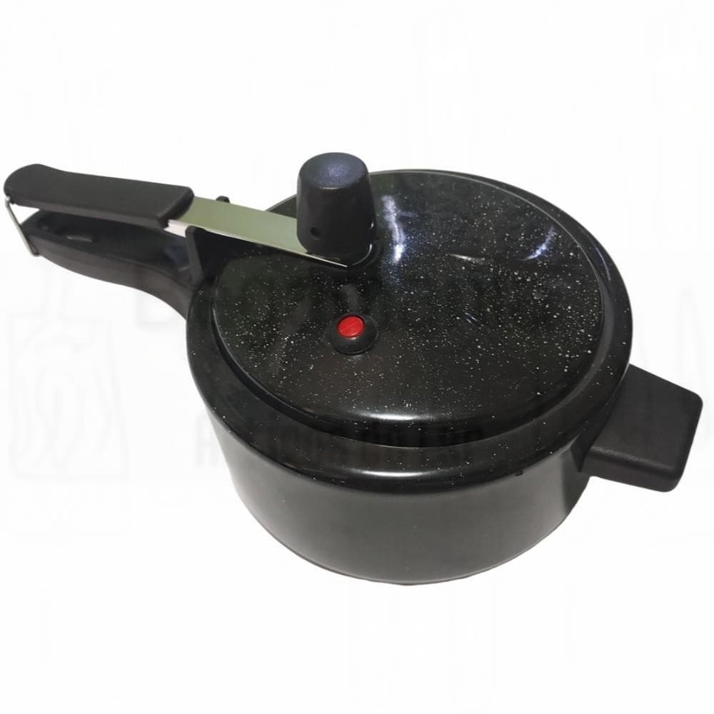 Panela de Pressão Pequena 2 litros - 2l - 2litros Preto Pigmentado