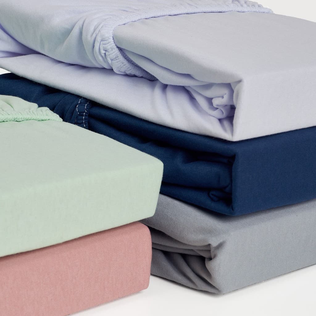 Kit 2 Lençol Queen com Elástico em Malha 100% Algodão