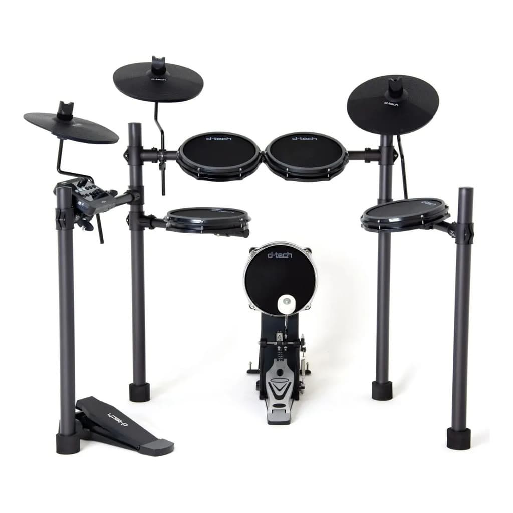 Bateria Eletrônica D-tech Nexus Caixa E Tons Mesh Dual Zone