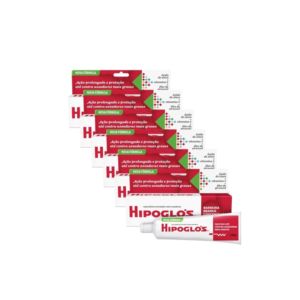 Kit 6 Pomadas Hipoglós Original 120g Estoque Garantido