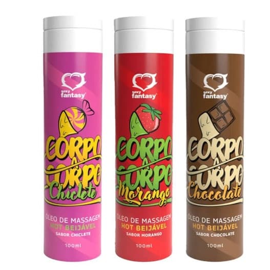 Oleo de massagem termico beijável corpo a corpo