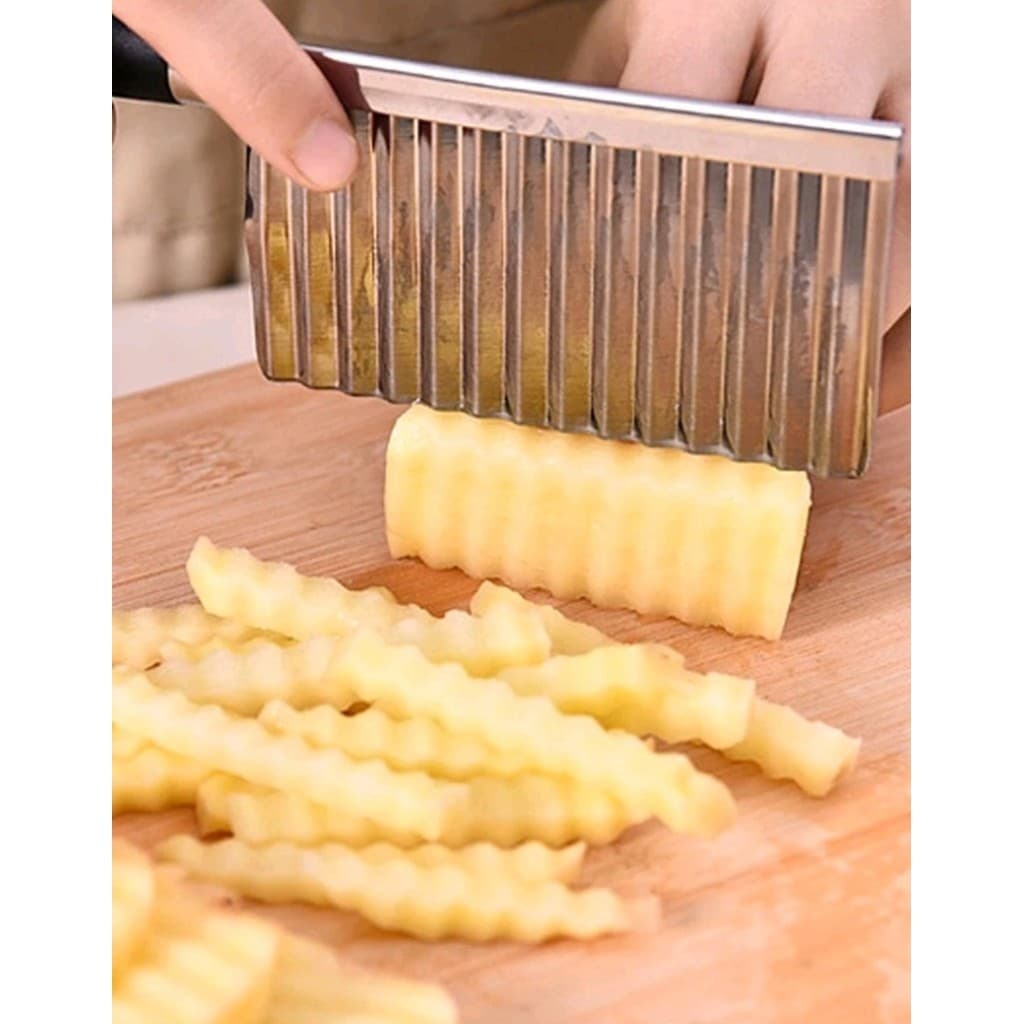 Faca Ondulada para Legumes/Frutas