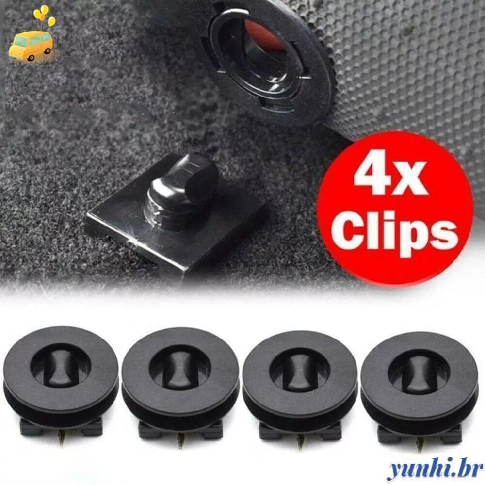 YUNHI 4 Peças Retentor De Clipe De Carpete , Suportes De Braçadeiras De Fivela Antiderrapantes Duráveis , Clipes De Tape