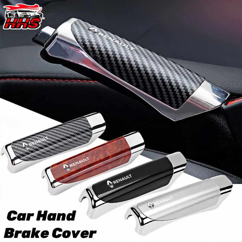 Capa Universal Para Freio De Mão De Carro Renault Protetora Antiderrapante De Fibra De Carbono Acessórios Internos Duster Oroch Kardian Megane 2 ZOE Clio Fluence Logan