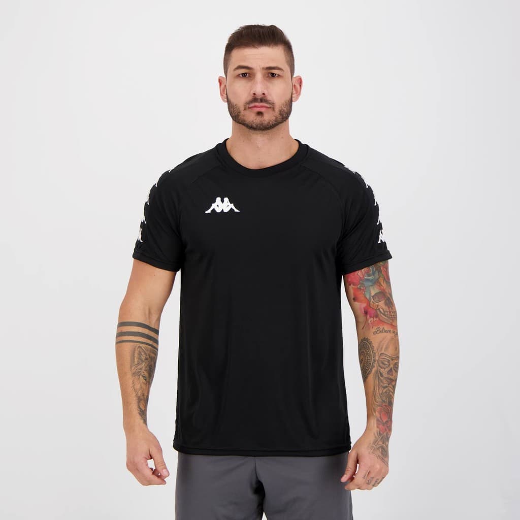 Camisa Kappa Sport Preta