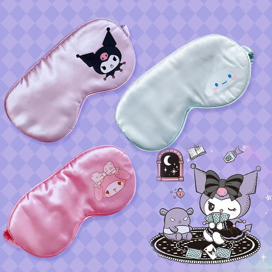 Máscara De Olho De Seda Imitada Para Dormir , Capa Respirável Viagem , Cochilo , Conforto Macio , Venda Noturna