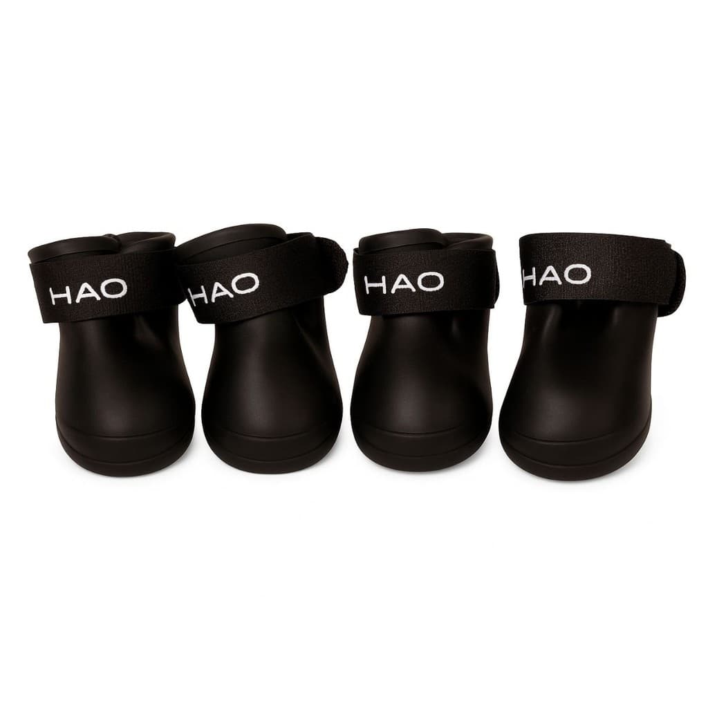 Kit 4 Botinhas Silicone Protetora de Patas Patinha Bota de Borracha Sapato À Prova De agua Sapatinho Para Cachorro Cão