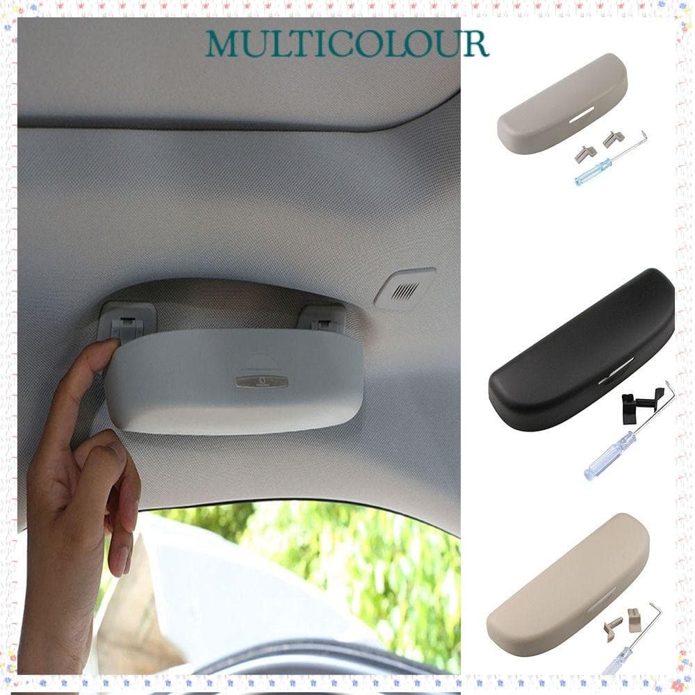 MULTICOLOUR Caixa Para Óculos De Sol Carros , Universal ABS Portátil Reutilizável De 3 Cores Porta Multifuncionais VW