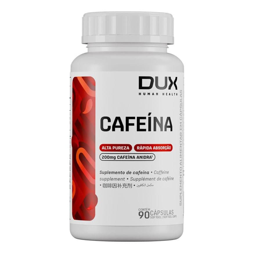 Cafeína 90 Cápsulas - Dux Human Health
