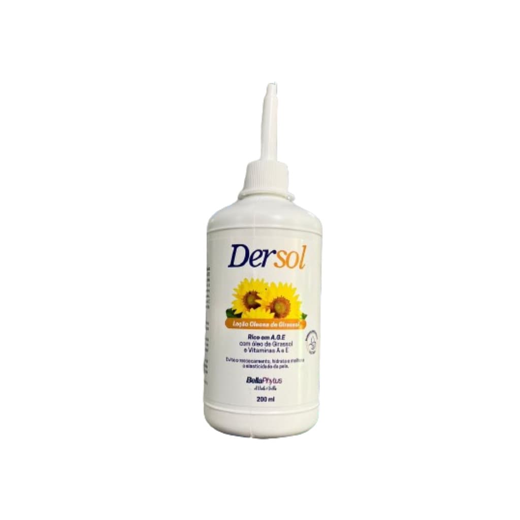 Dersol Óleo de Girassol Com Vitaminas A e B 200ml