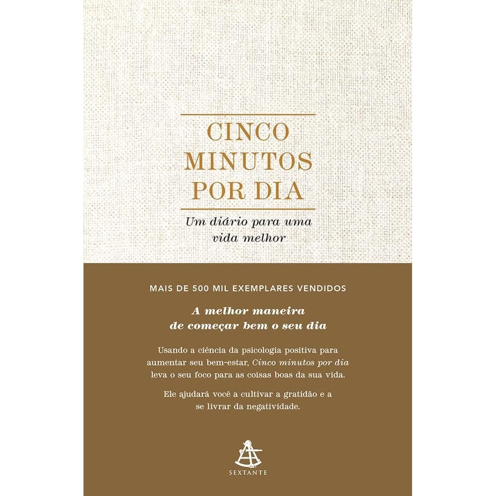 Cinco minutos por dia - Um diário para uma vida melhorLivros LD+MS