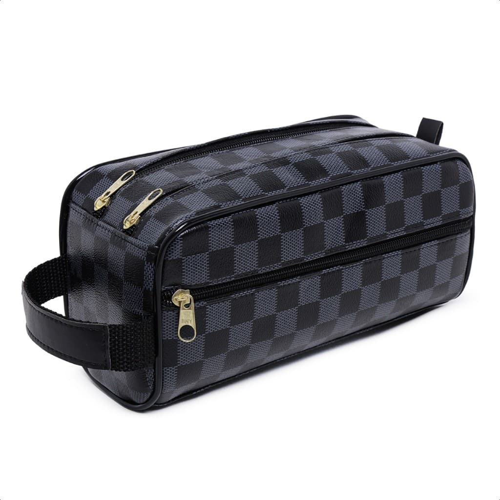 Necessaire Unissex Grande Multifuncional Bolsa de mão Organizadora para Viagens e Maquiagens