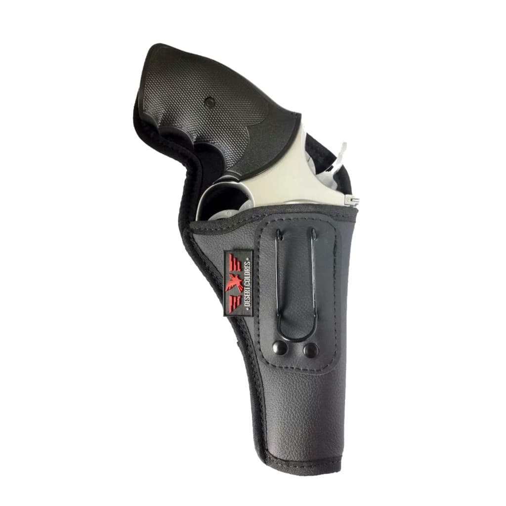 Coldre Velado PREMIUM Interno Para Revól. RT 38 4 Pol. 5, 6 Trs em Neoprene e Couro P.U - Desert Coldres
