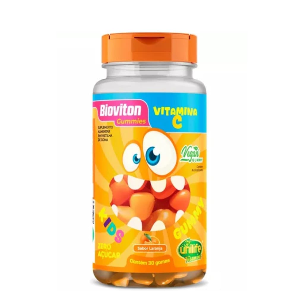 Gummy Kids Vitamina C - 30 Gomas Mastigáveis - Unilife