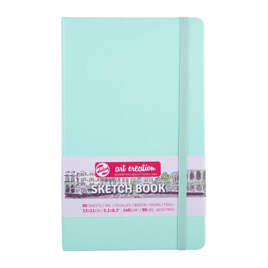 SKETCHBOOK TALENS FRESH MINT 13X21cm 80FLS 
