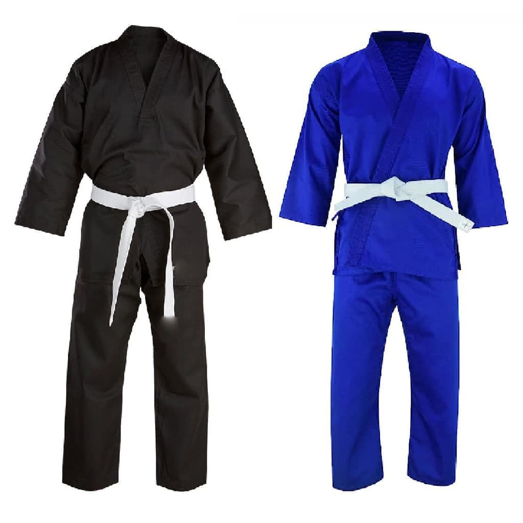 Kimono Jiu jitsu bRIM Infantil Reforçado Liso + Faixa Branca de pano