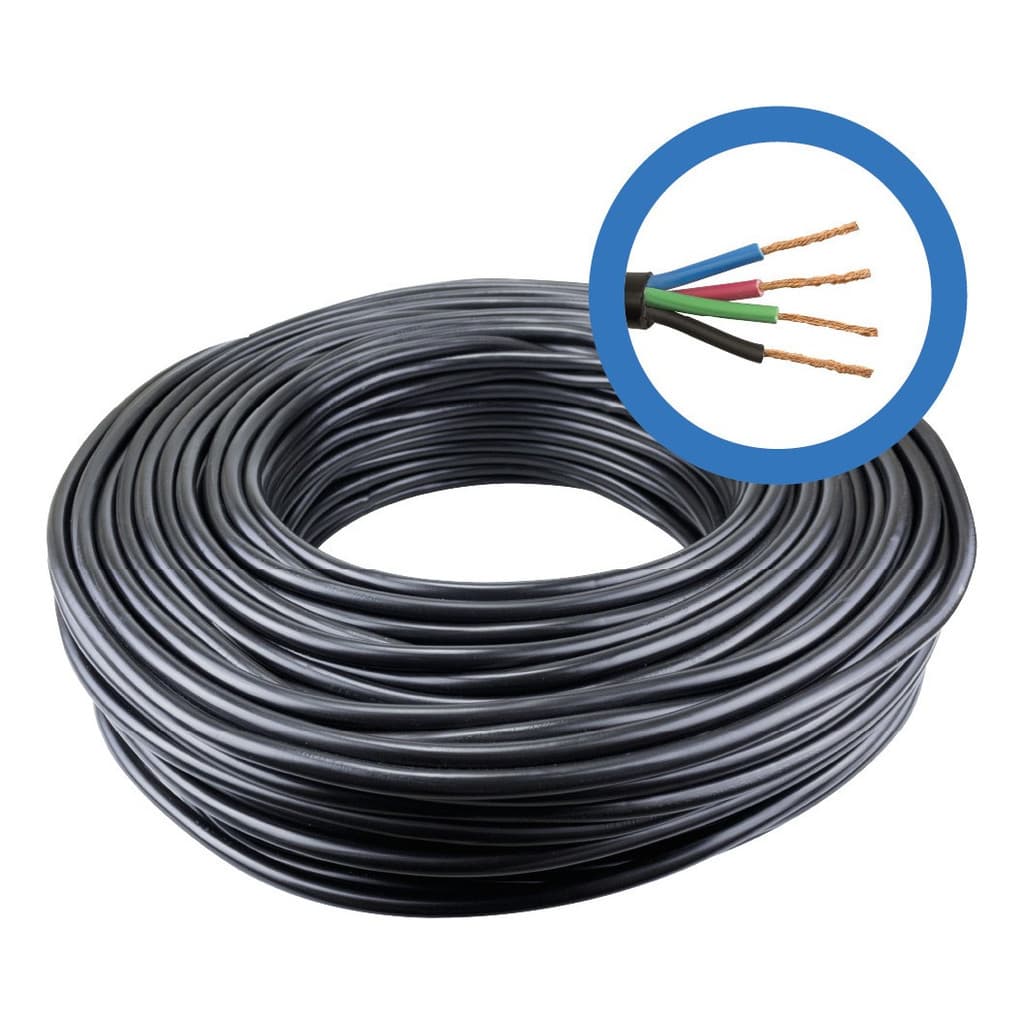 Kit Cabo Pp 4 X 1,5mm - 15 Metros