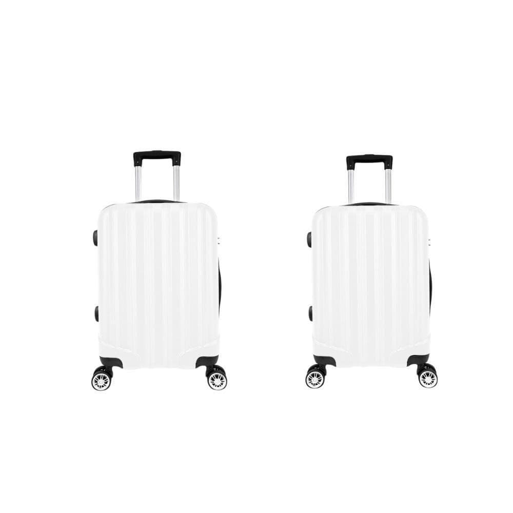 Kit Mala De Viagem Abs 2 Peças Adventure E Action Fortt Mab01-br Branca