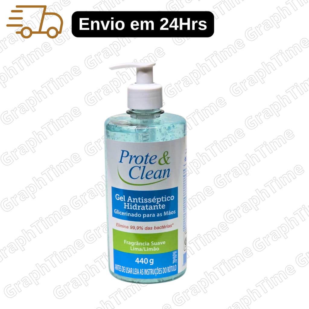 Álcool Gel 70% Higienizador Antisséptico com 440G Prote Clean