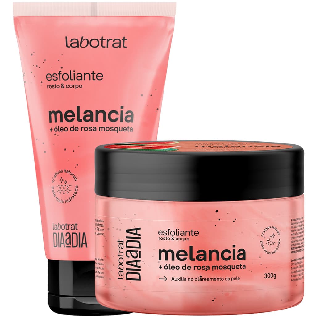 Esfoliante Labotrat Corporal E Facial Banho Dia A Dia Pele Perfumada Melancia 150g Ou 300g – Escolha