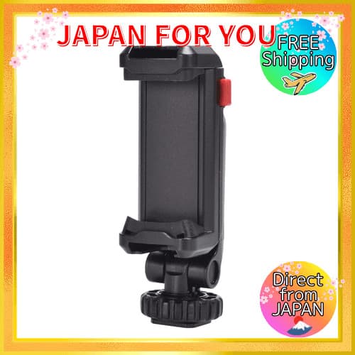 Suporte para smartphone Etsumi com sapato, base com rosca 1/4 e sapato frio, preto VE-2410