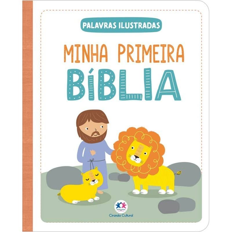 Livro Minha Primeira Bíblia de Palavras Ilustradas - Almofadado