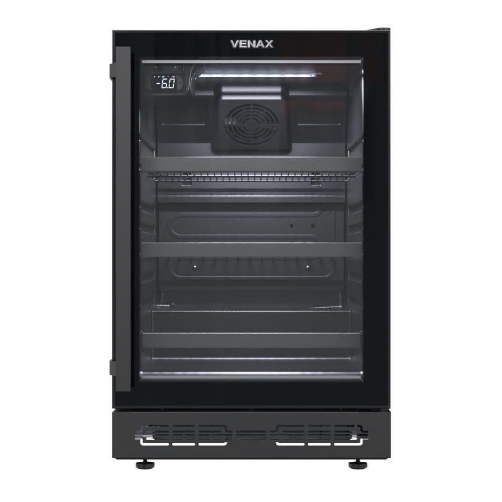 Cervejeira Venax Top Light In 100 82l com Opção de Embutir 34 Garrafas Preto Fosco