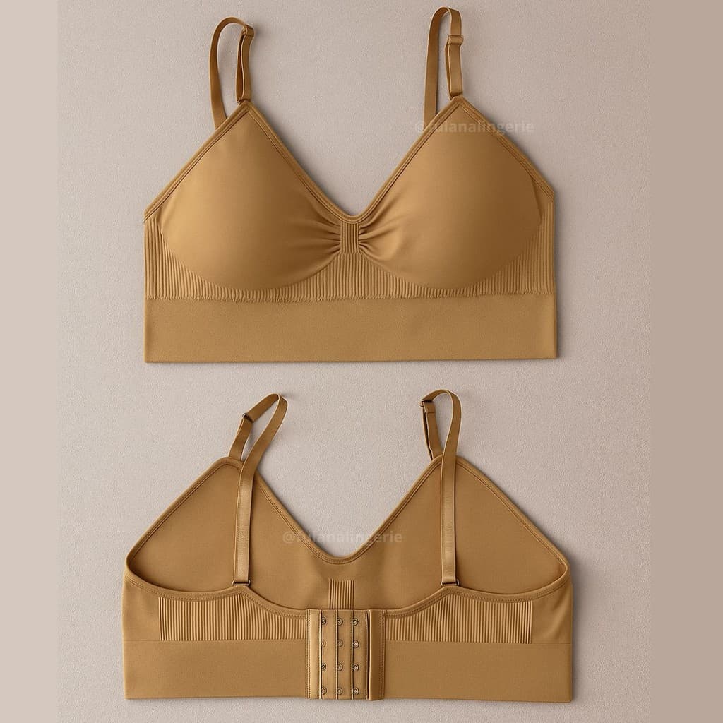 Kit 2 Sutiãs Reforçados Sustentação Bojo Removível Com Alça - Sutia Import