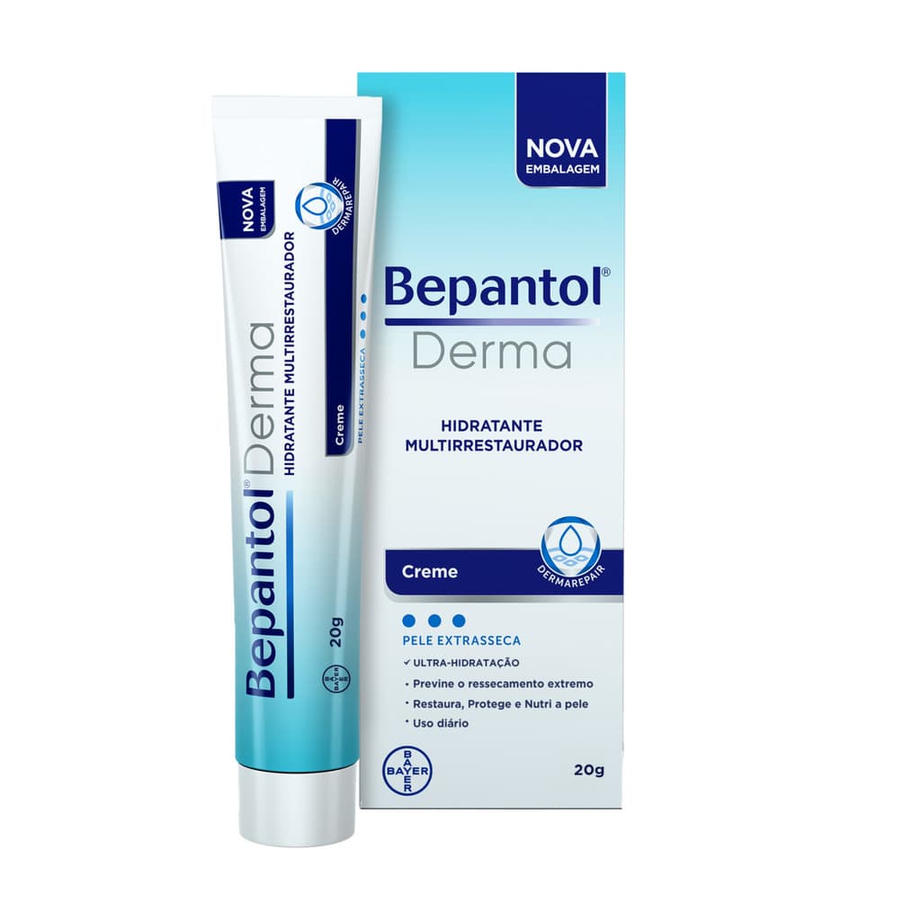 Creme Hidratante Restaurador Derma C/ Lanolina 20g Bepantol