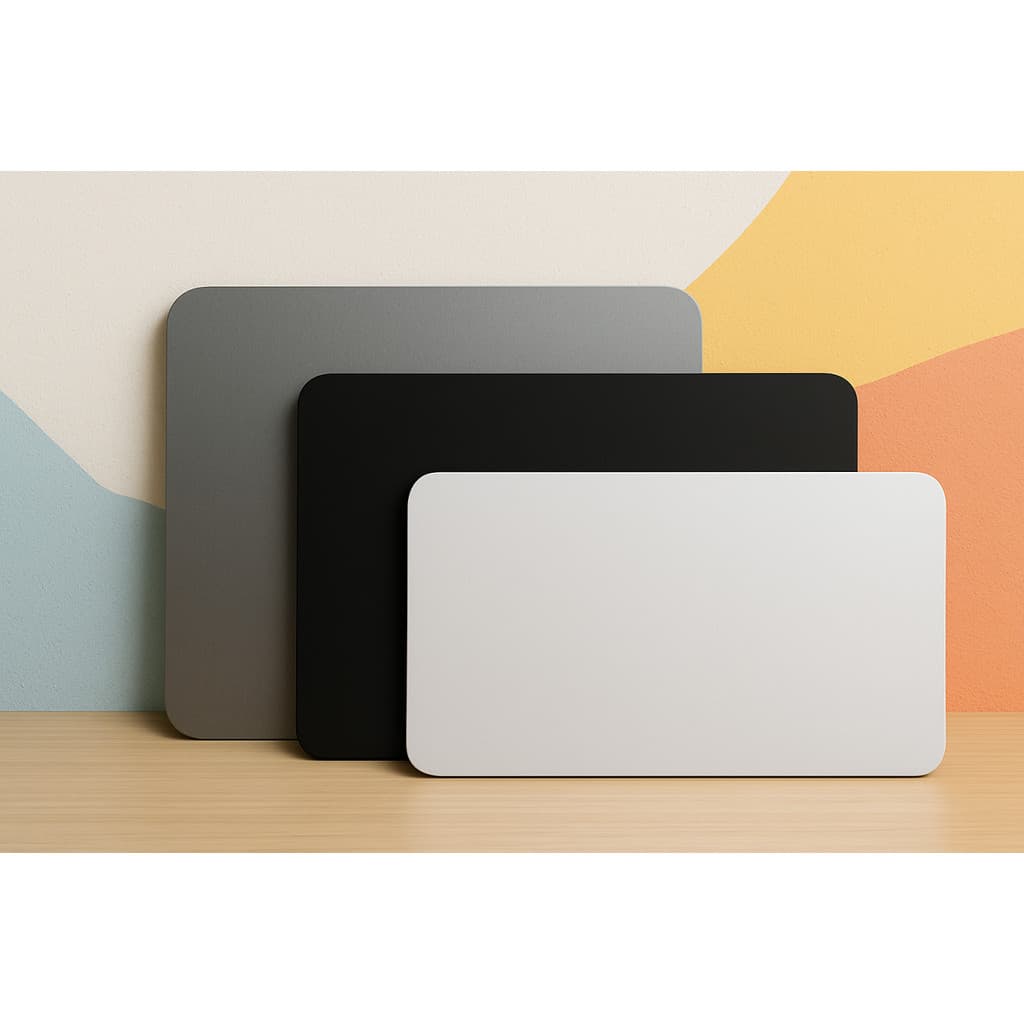 Painel Metálico SEM DOBRAS - Mural De Fotos e Recados + Cartela de Imãs + Fita Dupla Face