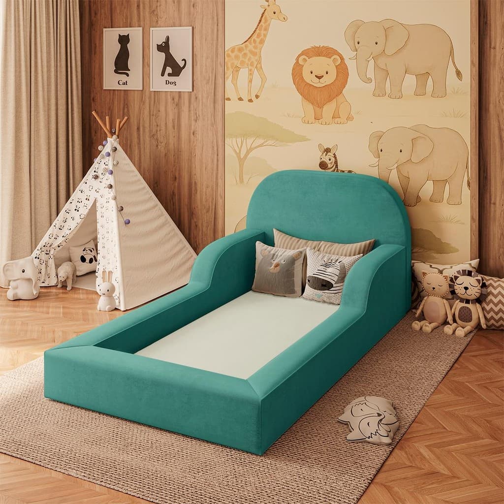 Cama Colchão Solteiro Montessoriana Infantil - Balaqui Decor