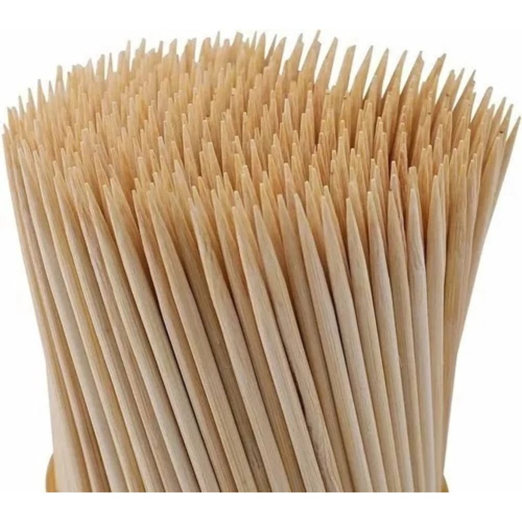 Espetinho Palito De Churrasco De Bambu 3000 Unidades  25cm