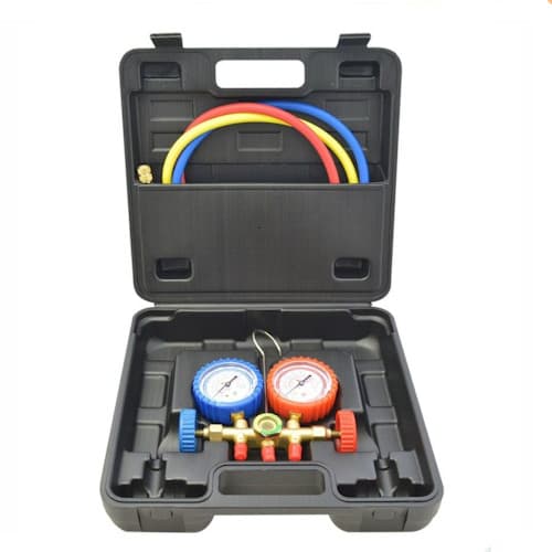 Manifold 1/4" C/ Maleta+90cm-R22 R134 R404  Suryha