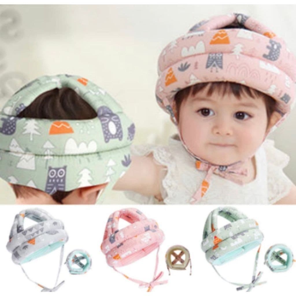 Capacete Segurança Proteção Cabeça Bebê Engatinhar Infantil