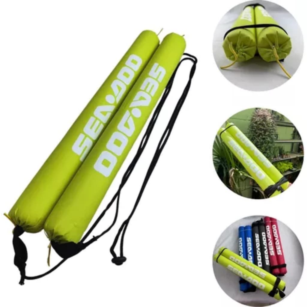 1 Pares Defensa Para Jet Ski Com Logo Sea-doo Barco Amarelo