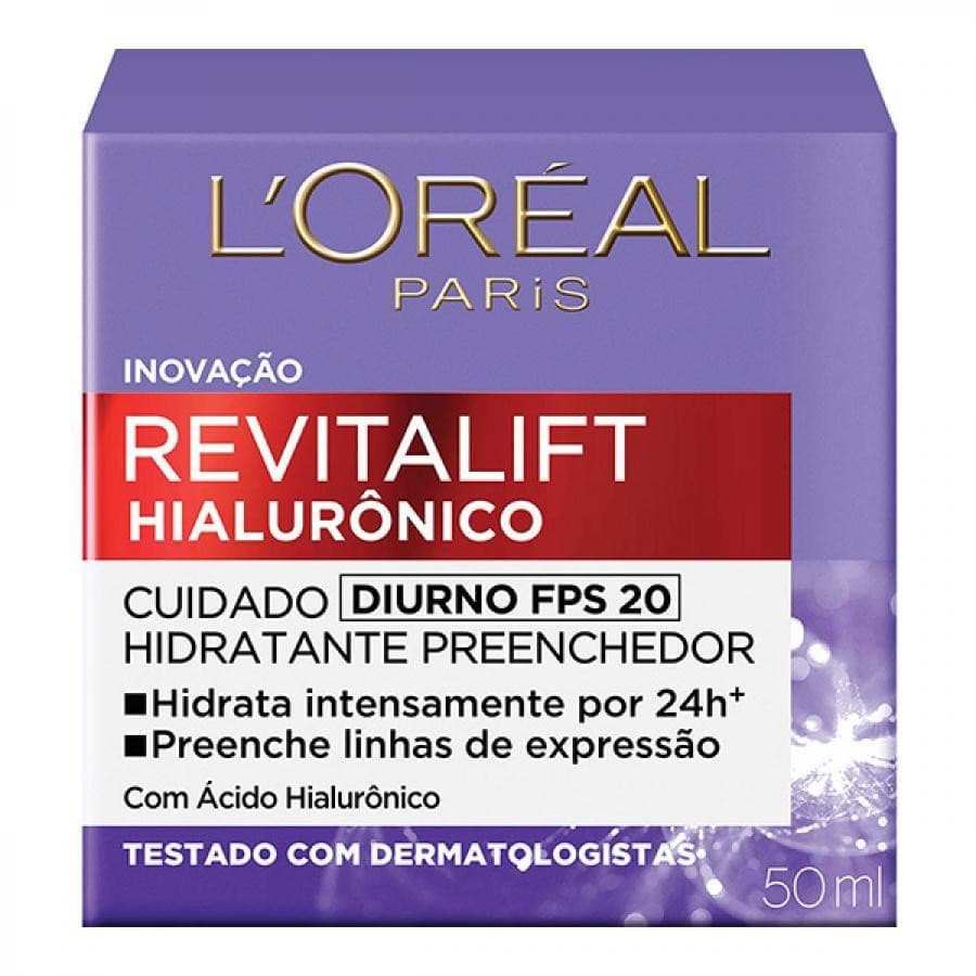 Loreal Revitalift Hialurônico Diurno Fps20 50ml
