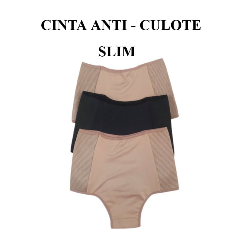 Kit  C/4  Calcinhas Cinta Modeladora Compressão Cós Alto Redutora de Medidas