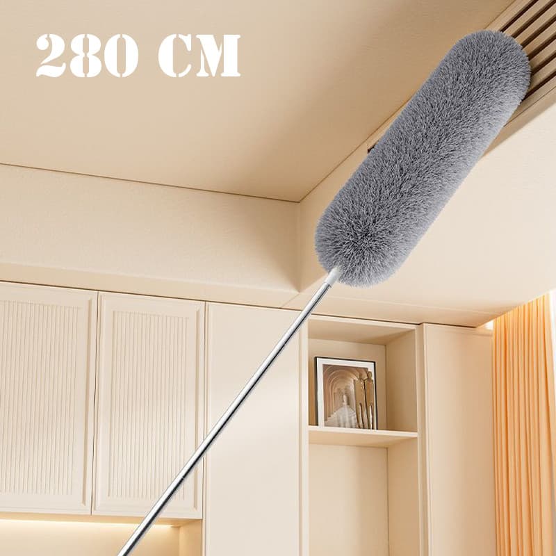 Espanador Retrátil Extra Longo Com Haste Extensível , Escova De Microfibra Reutilizável Para Quarto , Sala De Estar , De