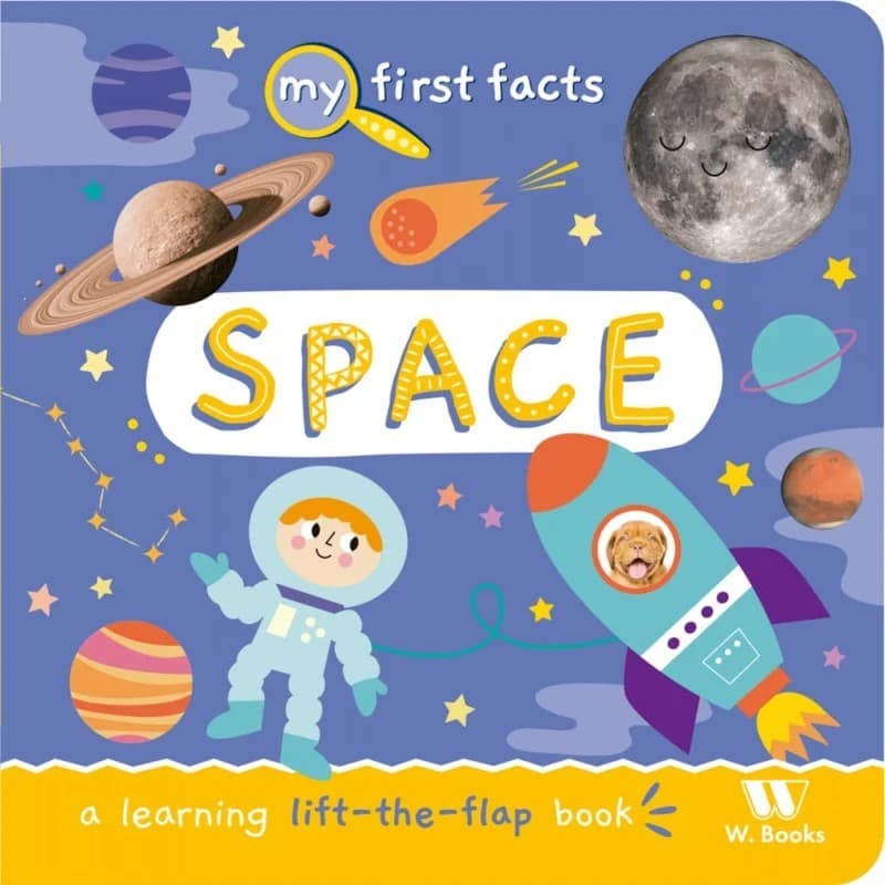 Livro Cartonado My First Fact Space - em inglês - W. Books
