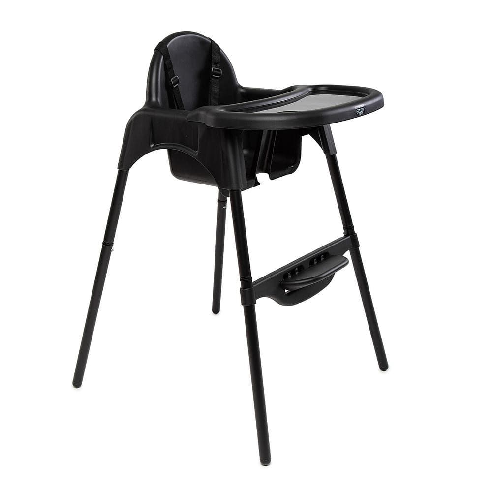 Cadeira de Alimentação 2 em 1 Infantil Cook Preto- Cosco Kids