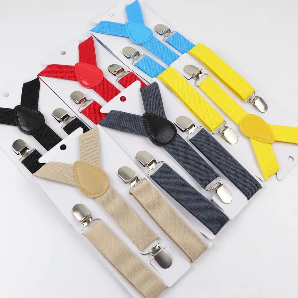 Suspensório Sem Gravata Infantil Para Crianças