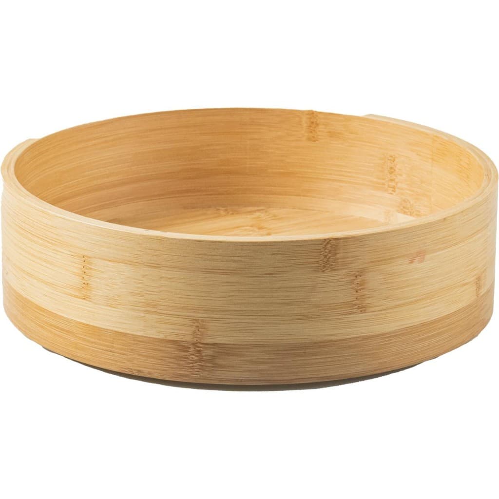 Organizador Giratório Alto Temperos Condimentos 25cm Bambu