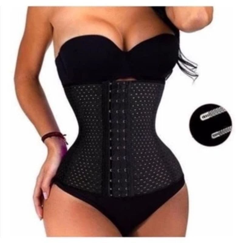 Cinta Abdominal Feminina Emagrecer Rápido Ajustável 4  BARBATANAS modeladora afinar cintura